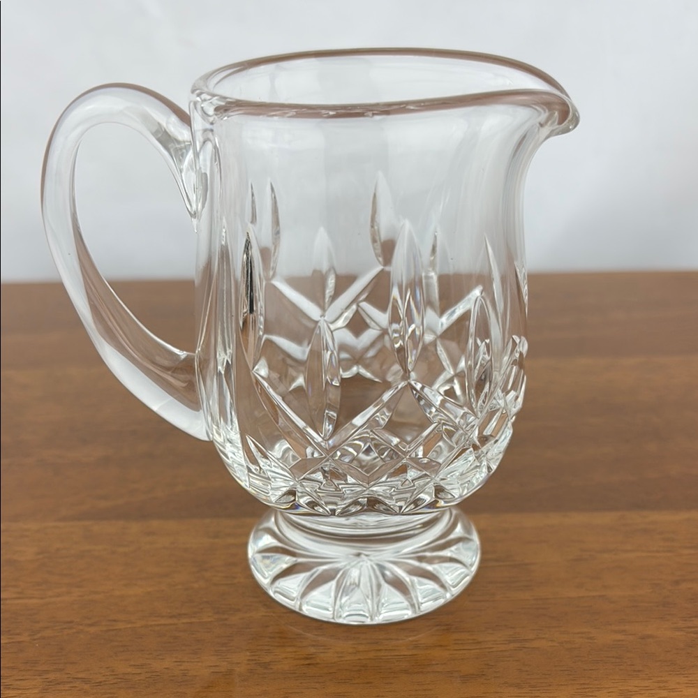 Waterford crystal lismore footed creamer